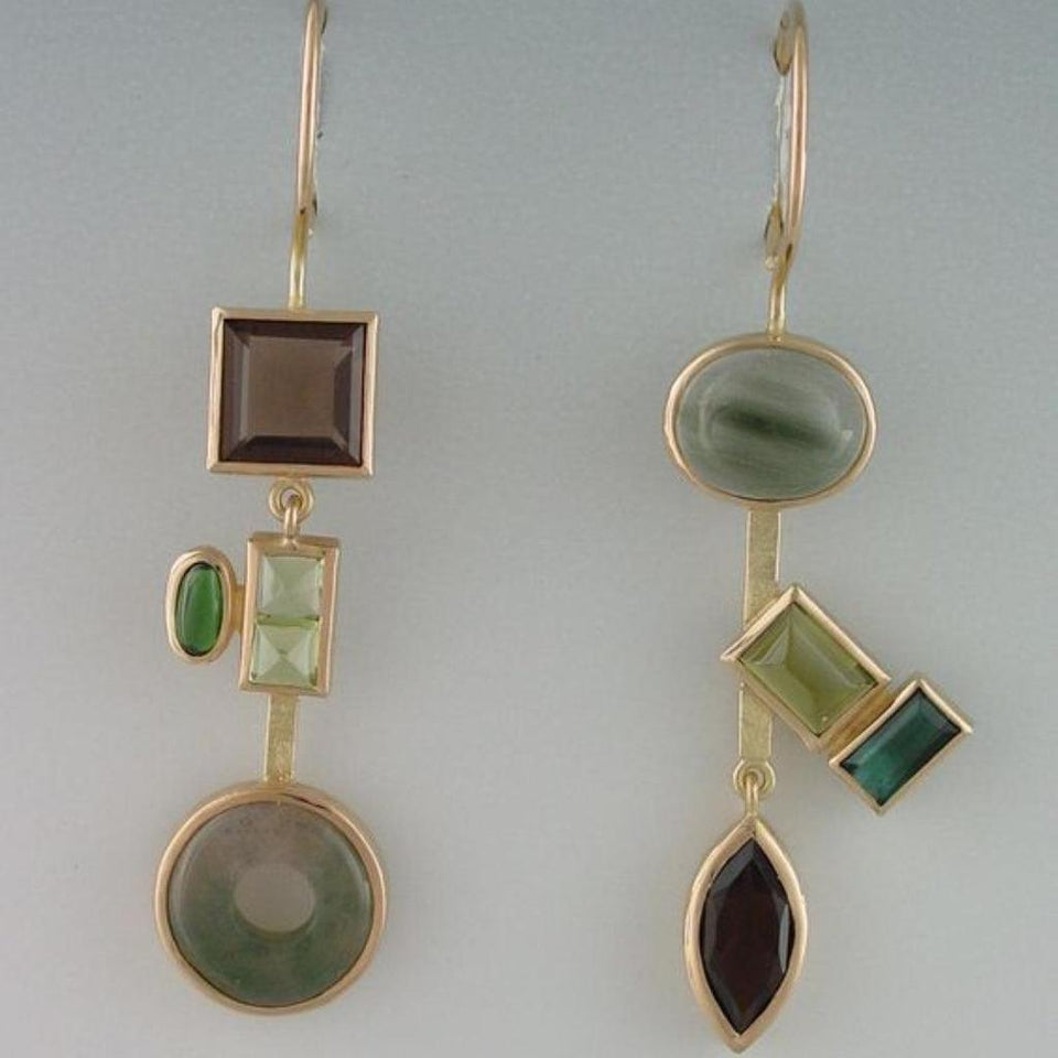 Henrietta Retro Drop Earrings - image 1