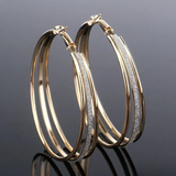 Selina Retro Earrings | Silver-Tone