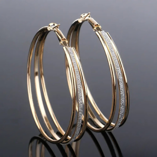 Selina Retro Earrings | Silver-Tone