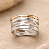 Regina Retro Ring | Two-Tone