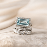 Iris Retro Turquoise-Color Ring Set | Silver-Tone