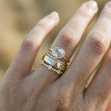 Elizabeth Retro Sparkle Ring Set | Gold-Tone — image 2