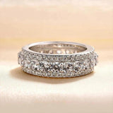 Vera Retro Infinity Band Ring | Silver-Tone