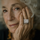 Nell Retro Multirow Accent Ring - image 2