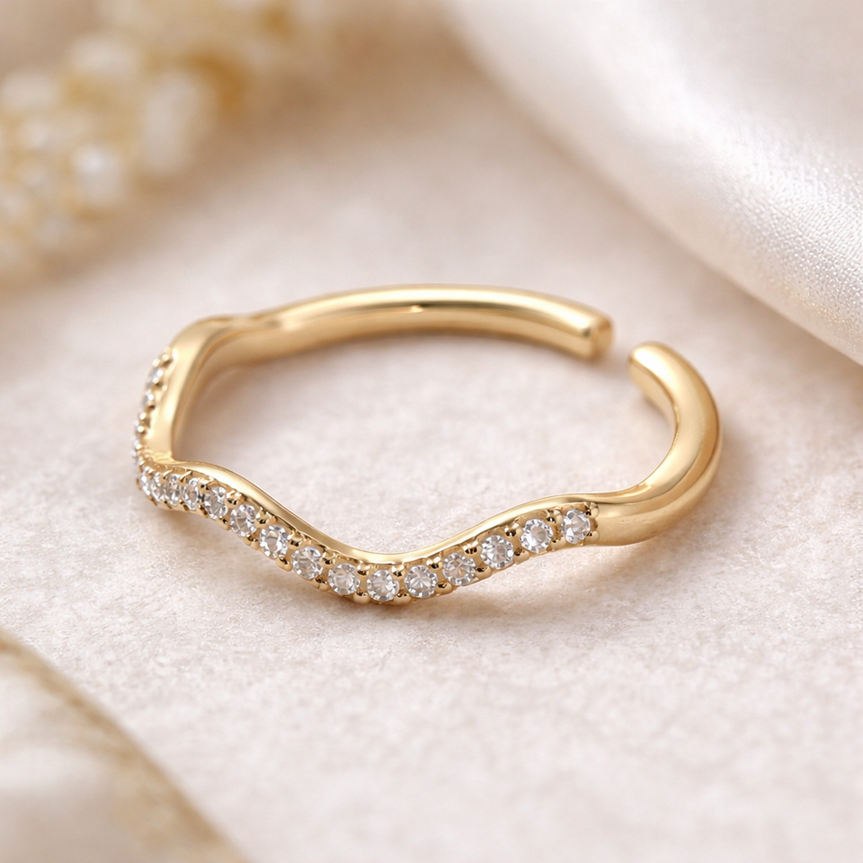 Belinda Wave Ring - image 1