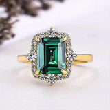 Pauline Green Ring - image 1
