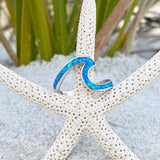 Margot Sea Opal-Look Ring | Silver-Tone - image 1