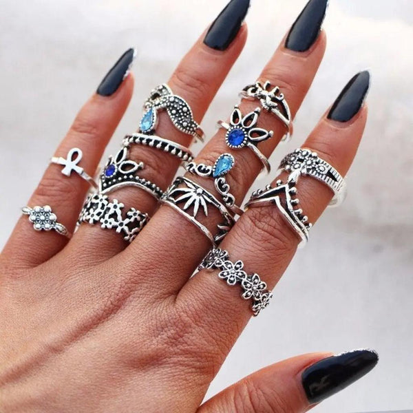Lena 8-12-Piece Ring Set | Size and Style Options - image 12