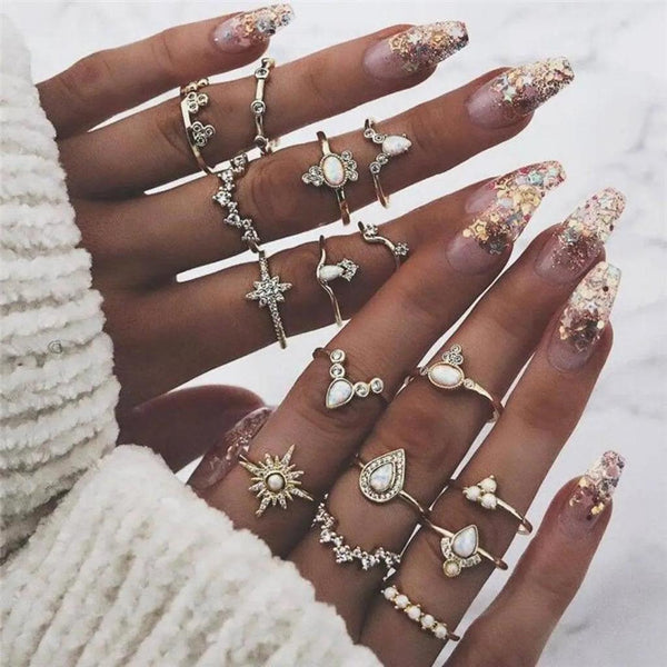 Lena 8-12-Piece Ring Set | Size and Style Options - image 14