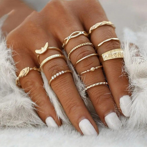 Lena 8-12-Piece Ring Set | Size and Style Options - image 5