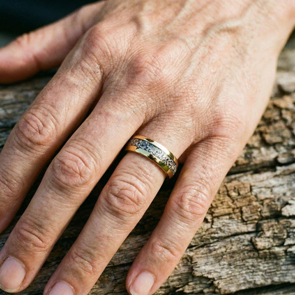 Claire Ring with Gold-Tone Inlays — image 2
