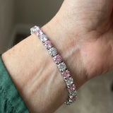 Hope Pink Duo Tennis Bracelet | Rose-Gold-Tone — image 2
