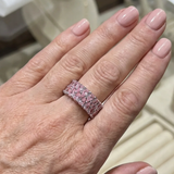 Martha Rose Eternity Ring | Silver-Tone — image 2