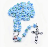 Evelyn Rosary-Style Wheel Charm Necklace - image 2