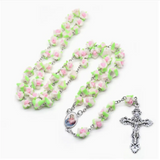 Evelyn Rosary-Style Wheel Charm Necklace - image 5