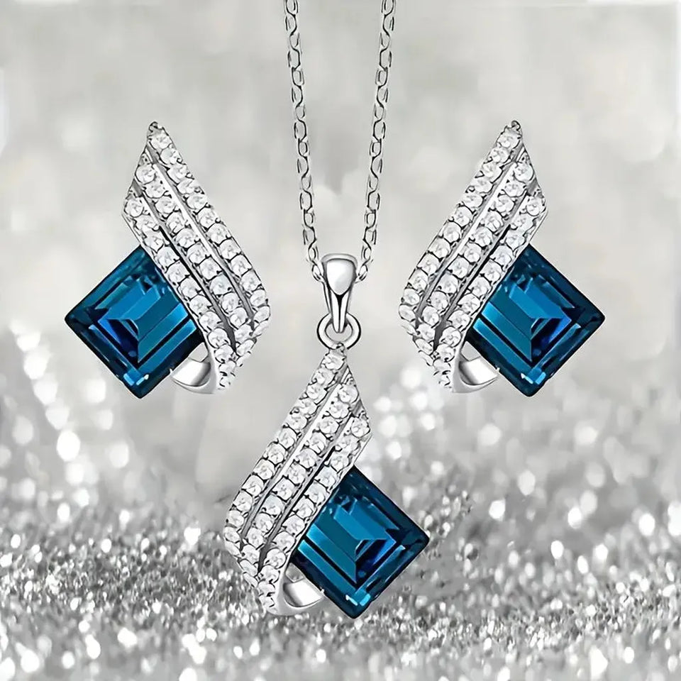 Celia Jewelry Set | Silver-Tone