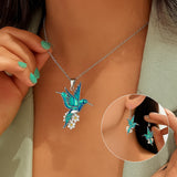 Agatha Pendant Necklace and Earrings Set - image 1