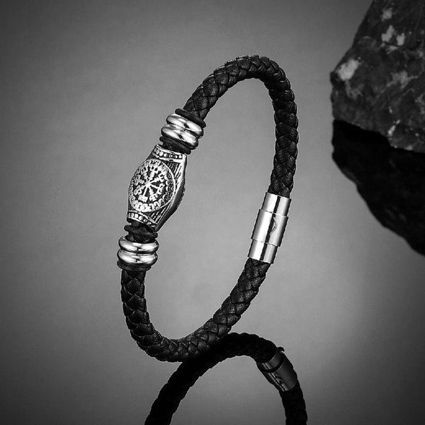 Juliet Black Braided Viking Compass Bracelet - image 1