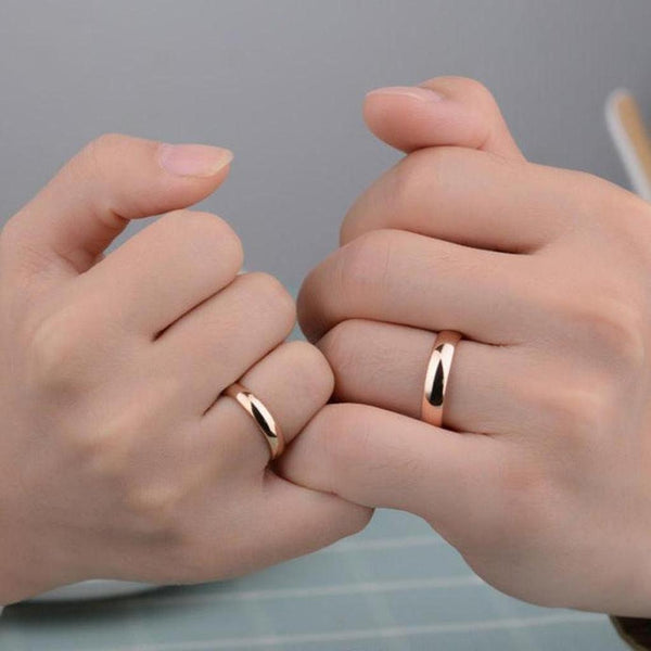Ernest Polished Band Ring | Rose-Gold-Tone — image 2