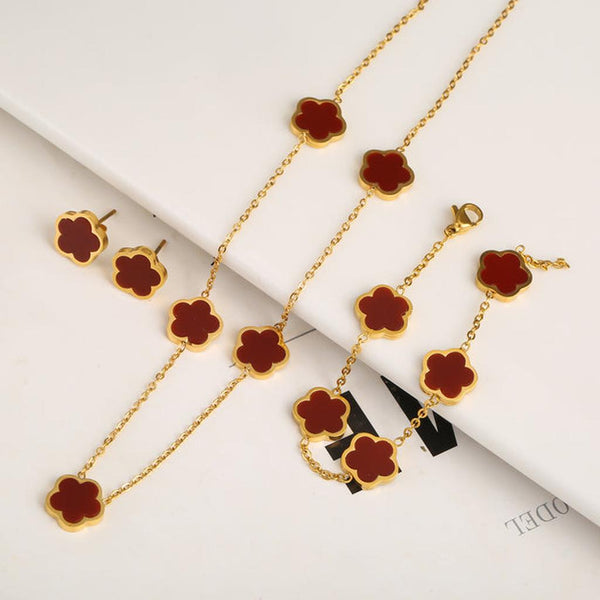 Claudia Tree Motif Jewelry Set - image 3