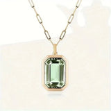 Sylvia Green Accent Necklace - image 1