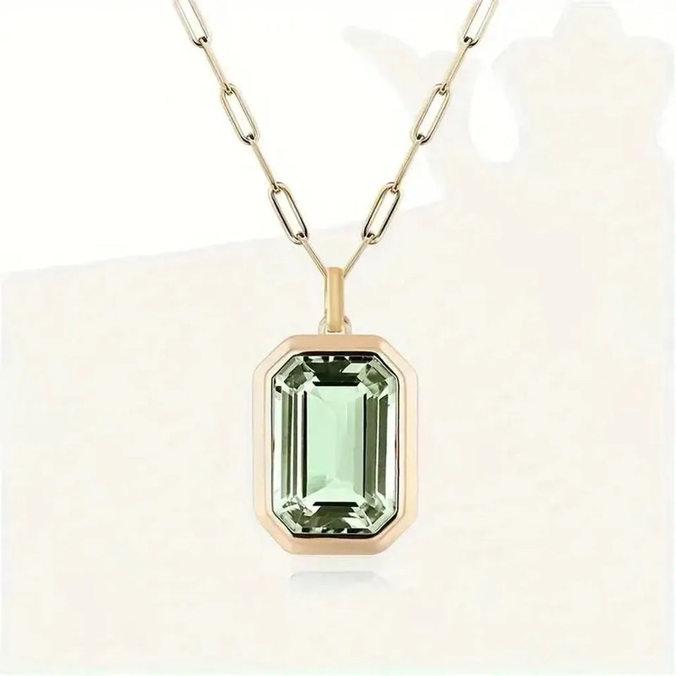 Sylvia Green Accent Necklace - image 1