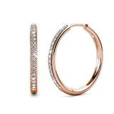 Valerie Pave-Look Earrings — Rose-Gold-Tone — image 5