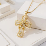Grace Cross Pendant | Gold-Tone