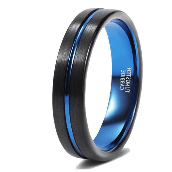 Paul Black and Blue Band Ring - image 13