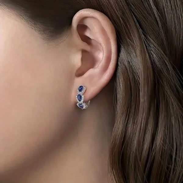 Ivy Striped Sparkle Earrings - image 5