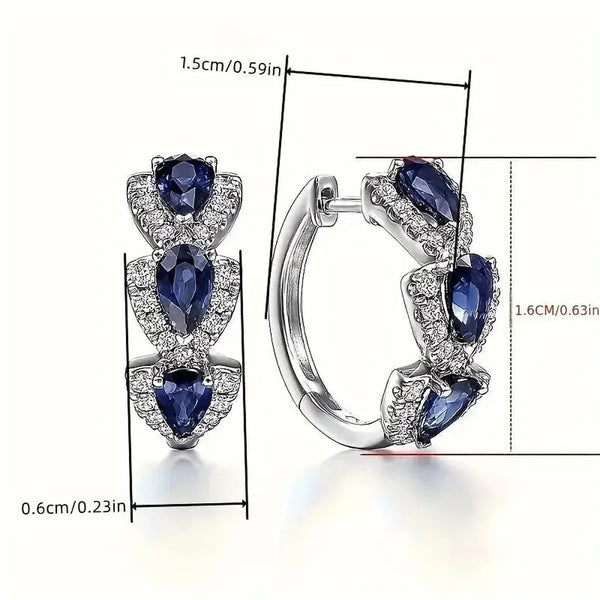 Ivy Striped Sparkle Earrings - image 6