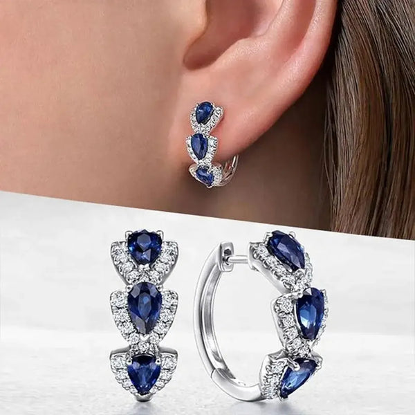 Ivy Striped Sparkle Earrings - image 1