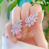 Flora Blossom Earrings | Silver-Tone — image 4