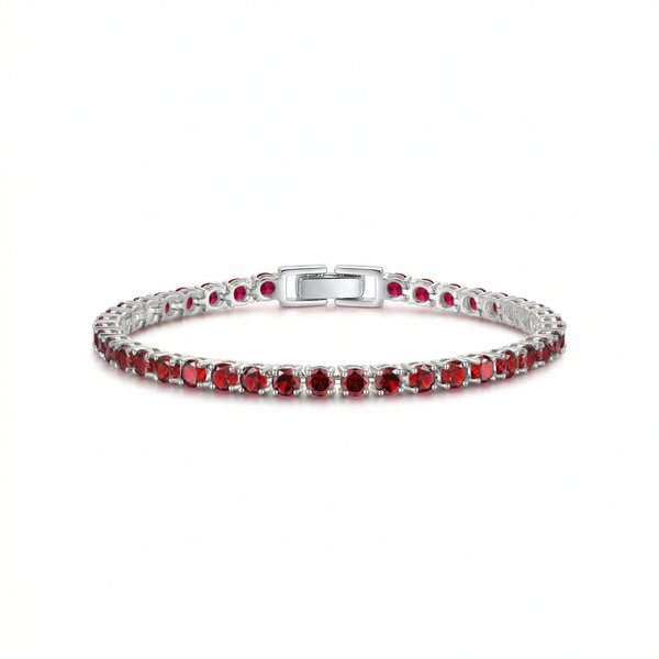 Charlotte Tennis Bracelet | Silver-Tone — image 2