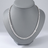 Audrey Tennis Necklace | Gold-Tone or Silver-Tone — image 8