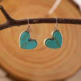 Diana Turquoise-Color Earrings | Rose-Gold-Tone