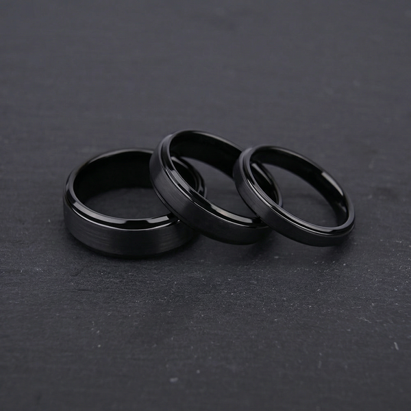 Maurice Matte Black Band Ring - image 6