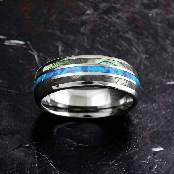 Marcus Inlay Ring | Silver-Tone — image 14