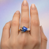 Alice Adjustable Dragon Enamel-Look Ring | Silver-Tone — image 3