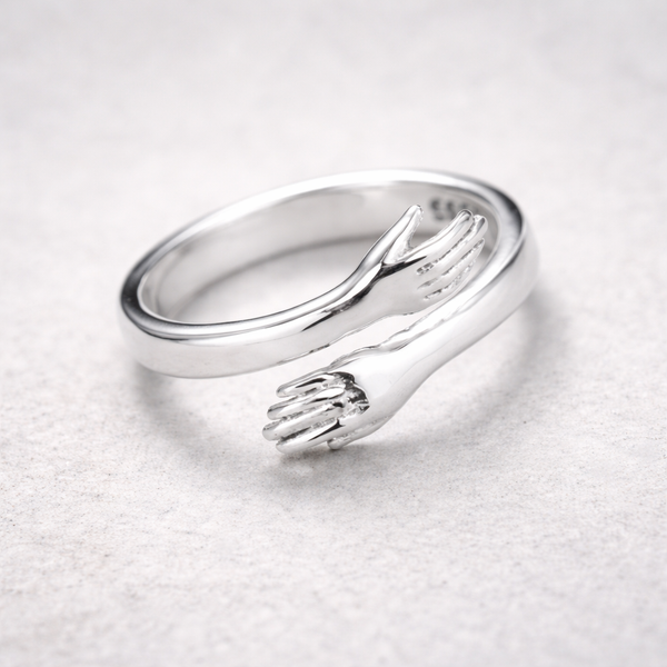 Paula Adjustable Embrace Ring | Silver-Tone