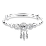 Cecilia Adjustable Silver-Tone Dream Catcher Bracelet — image 5