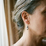 Annabel Vintage-Style Pearl-Look Drop Earrings | Silver-Tone — image 2