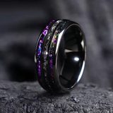 Noel Multicolor Triple Inlay Band Ring - image 4