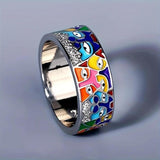 Tabitha Multicolor Eye Ring | Silver-Tone