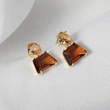 Melanie Sparkle Drop Earrings | Gold-Tone