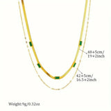 Nadia Double-Layer Gold-Tone Necklace — image 6