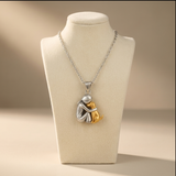 Monica Pendant Necklace — Gold-Tone — image 2