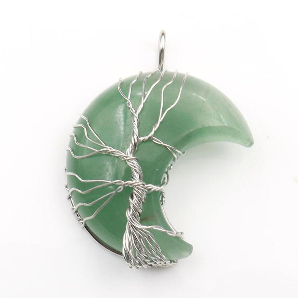 Edith Tree of Life and Moon Necklace - image 1