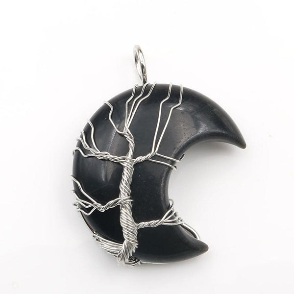 Edith Tree of Life and Moon Necklace - image 7
