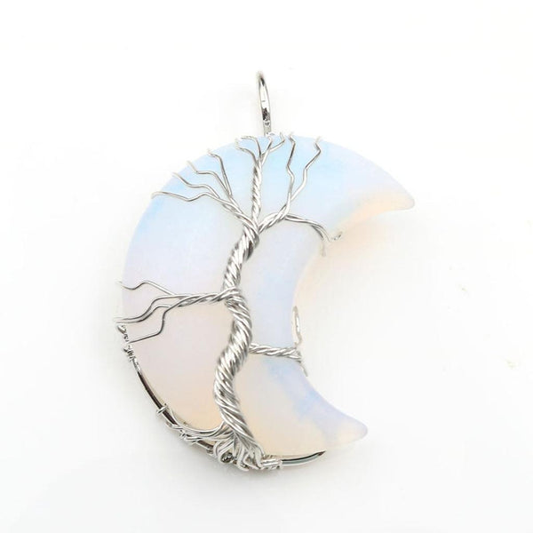 Edith Tree of Life and Moon Necklace - image 9